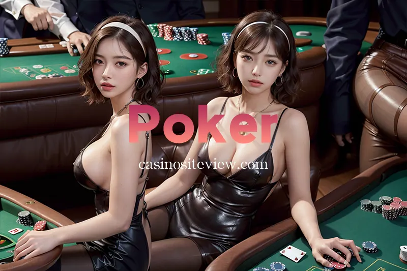 카지노 게임의 종류 : 포커(Poker) - 카지노사이트 뷰