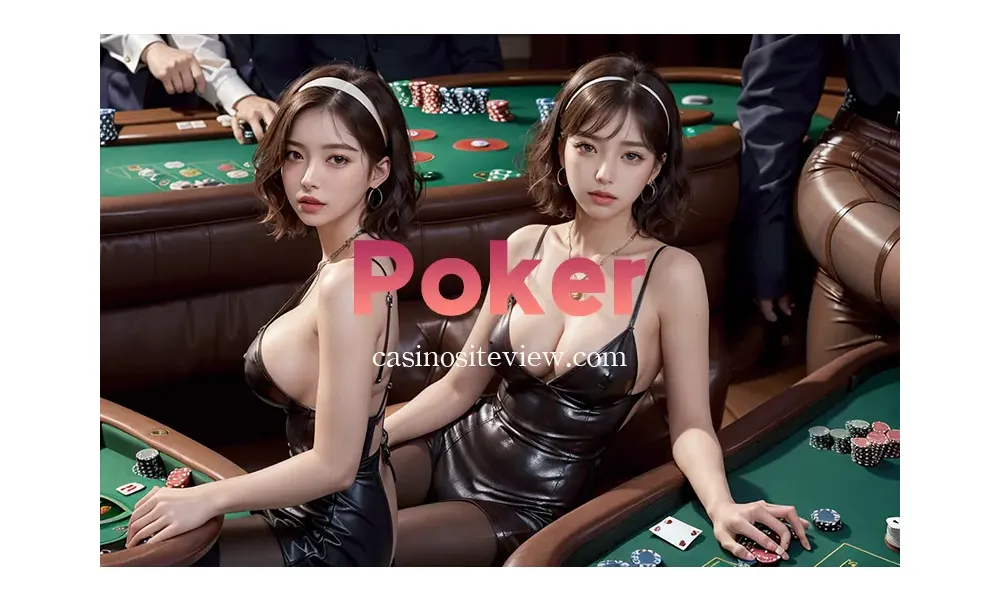 카지노 게임의 종류 : 포커(Poker) - 카지노사이트 뷰